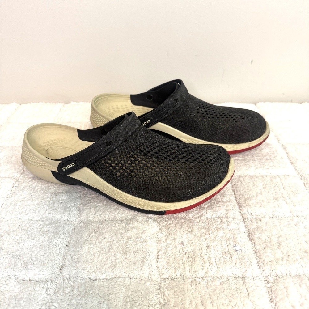 Crocs Mens LiteRide 360 Clogs 12 Comfort Adjustable Flexible Lightweight Sporty